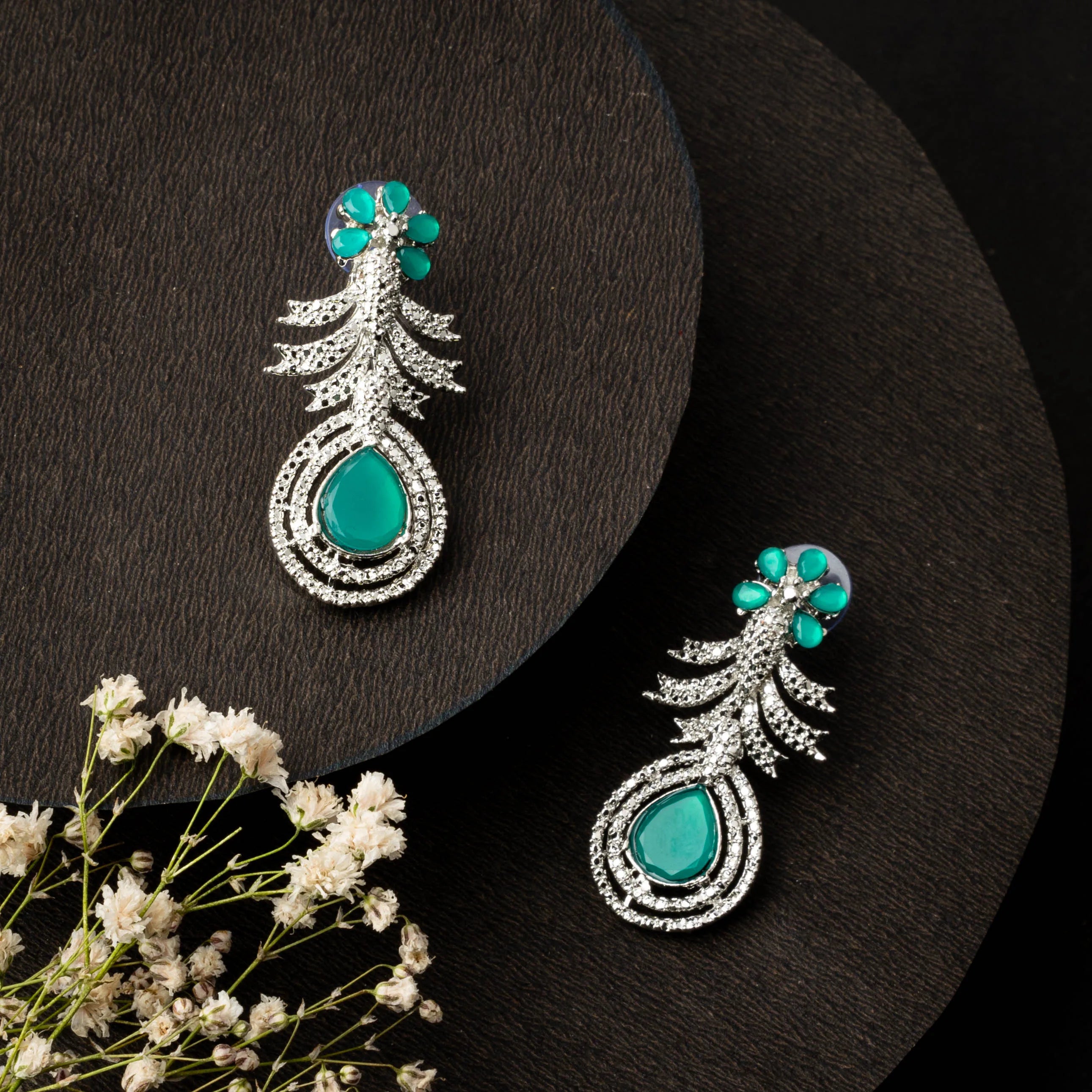 Luxury Drop Earrings for Women — Elegant Wedding & Anniversary Jewelry