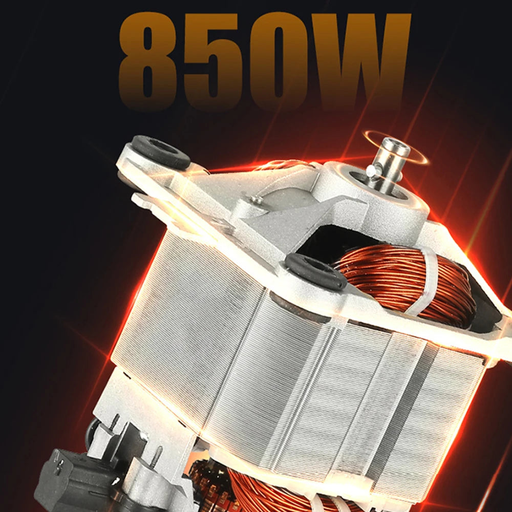 Licuadora de 1,5 l y 850W con cuchillas duales, trituradora de hielo multifuncional para pared, exprimidor de batidos para el hogar, cocina, bebidas y carnes