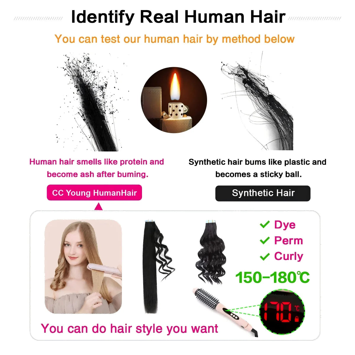 Extensiones de cabello con cinta Invisible, extensiones de cabello Remy Real para mujeres, postizos rectos de color rubio ceniza mezclado rubio platino
