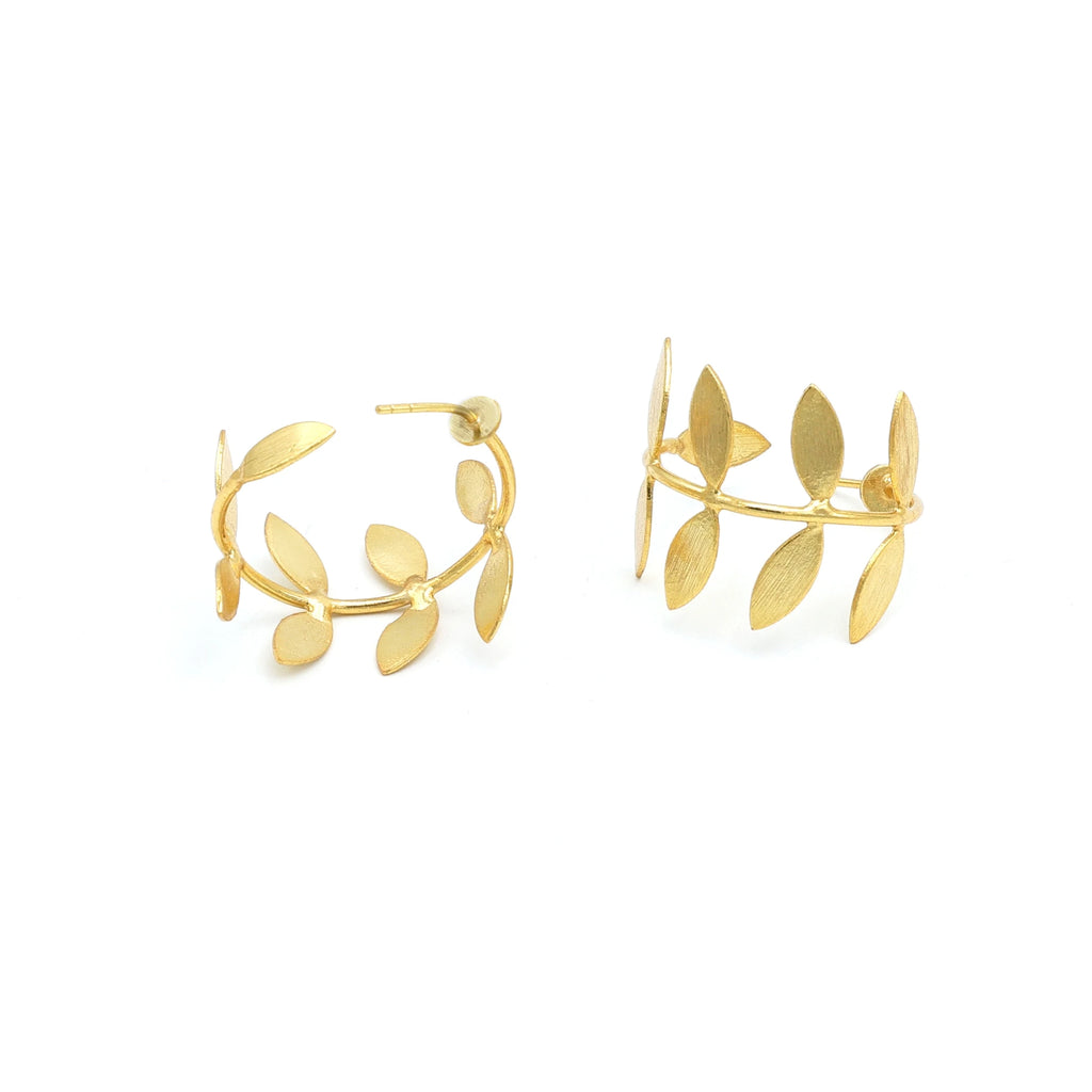 Handcrafted 18K Gold Plated Copper Alloy Brass Drop Earrings Women | Trendy Classic Wedding | DUA Brand | Jaipur Exporter