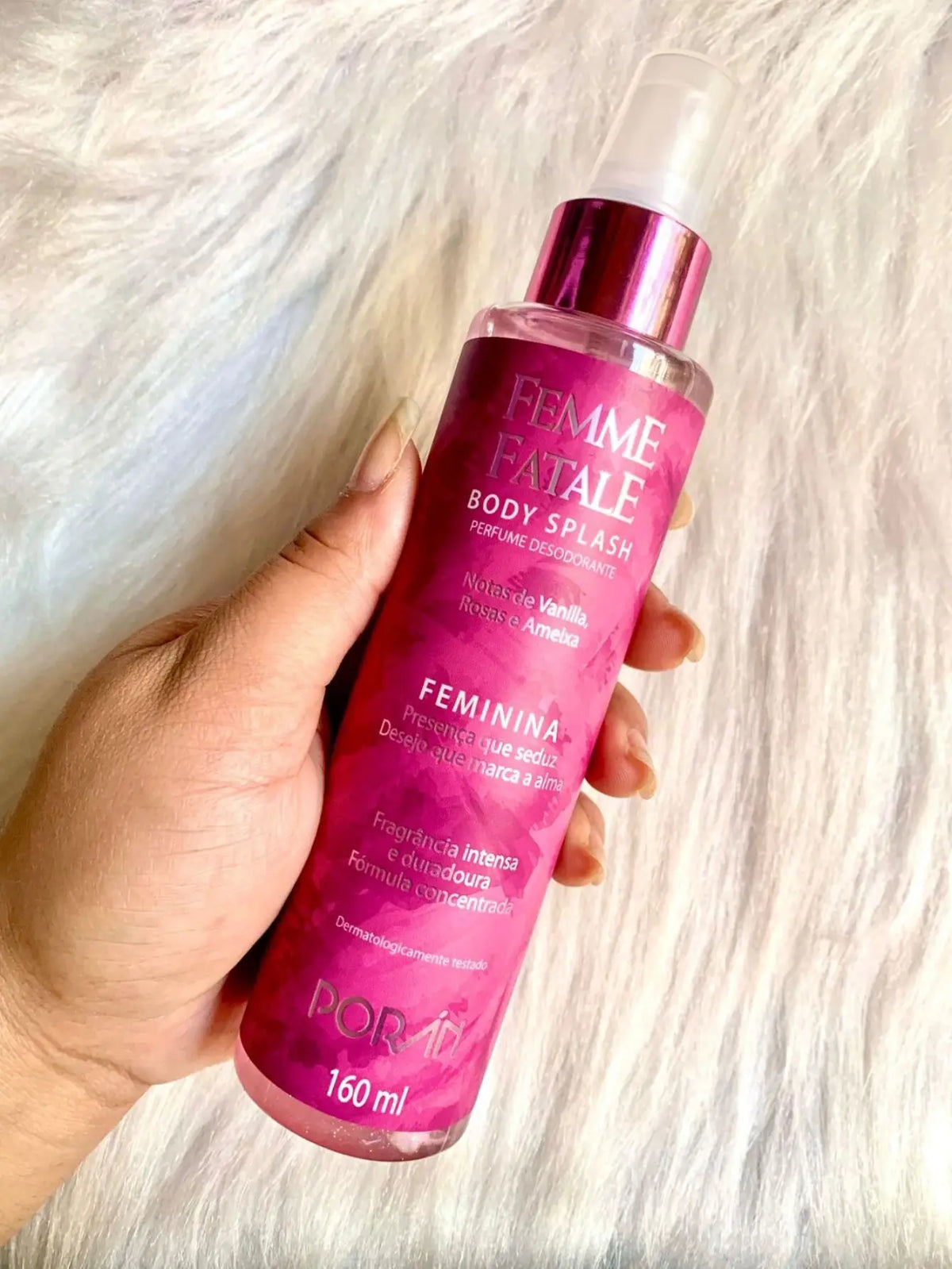 Splash Corporal para Mujer, Talla Grande, 160 ml - Vainilla, Rosas y Ciruela