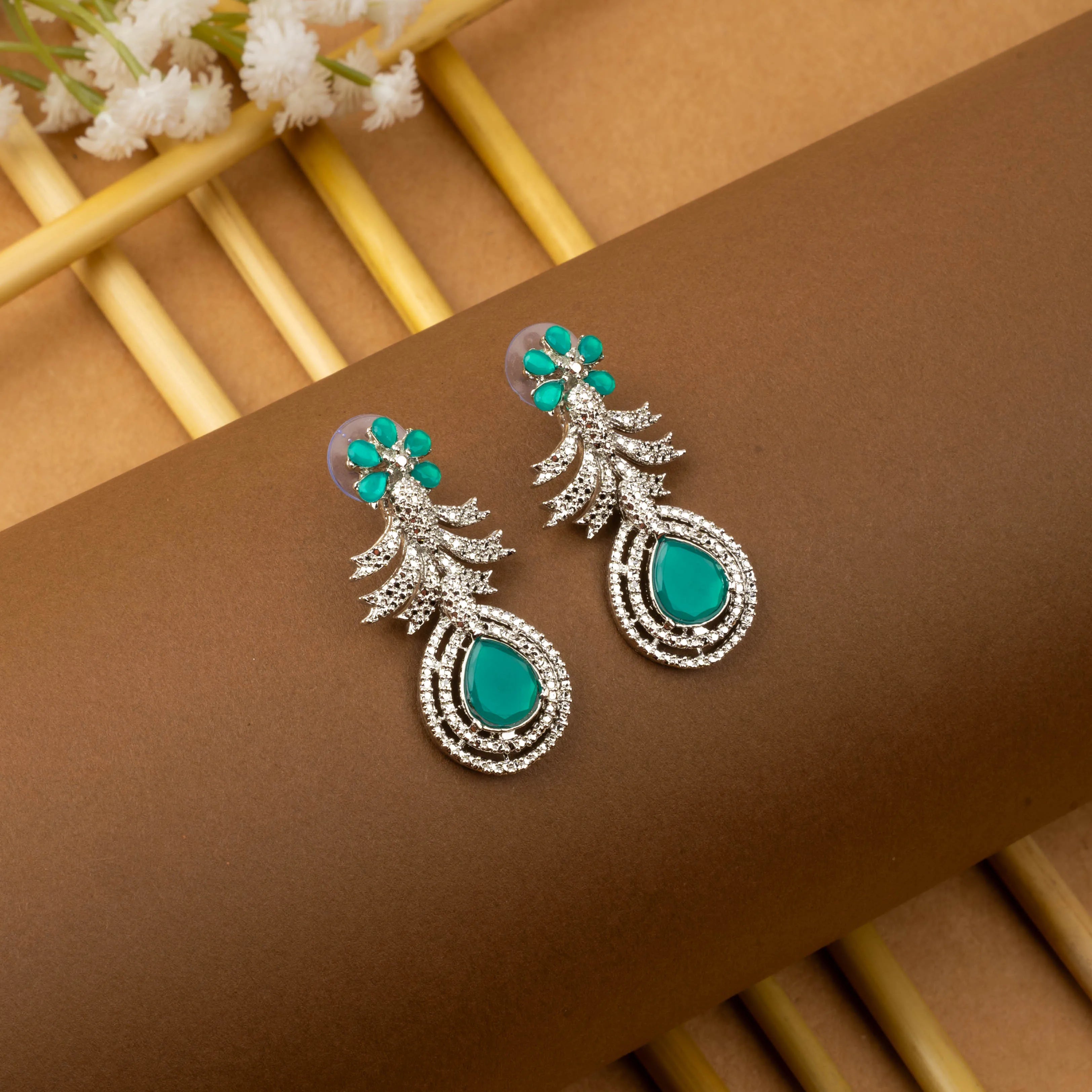 Luxury Drop Earrings for Women — Elegant Wedding & Anniversary Jewelry