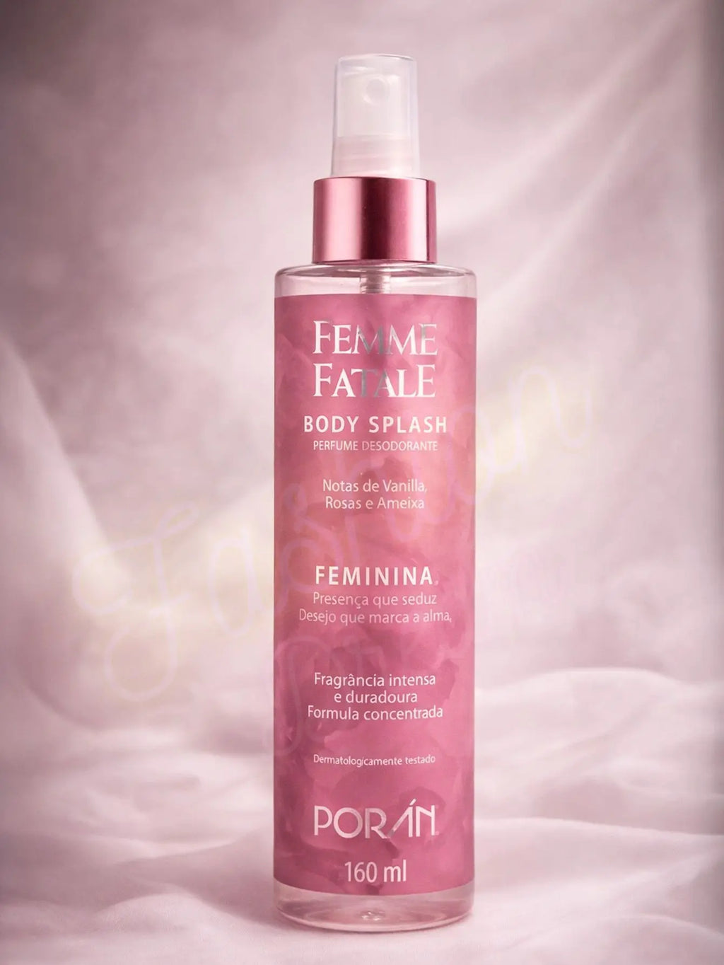 Splash Corporal para Mujer, Talla Grande, 160 ml - Vainilla, Rosas y Ciruela