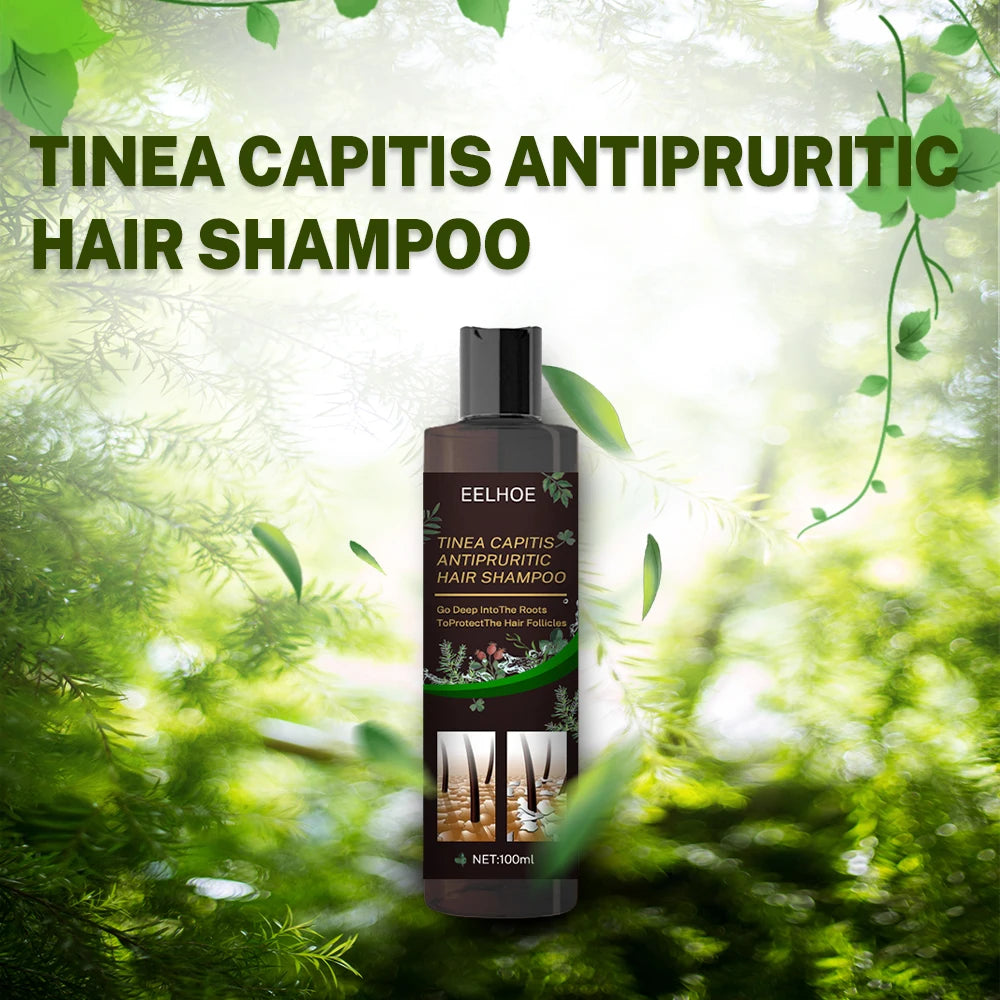 EELHOE champú de Limpieza del cabello anticaspa eliminar ácaros aliviar la picazón Control de aceite limpieza del cuero cabelludo champú refrescante para el cabello