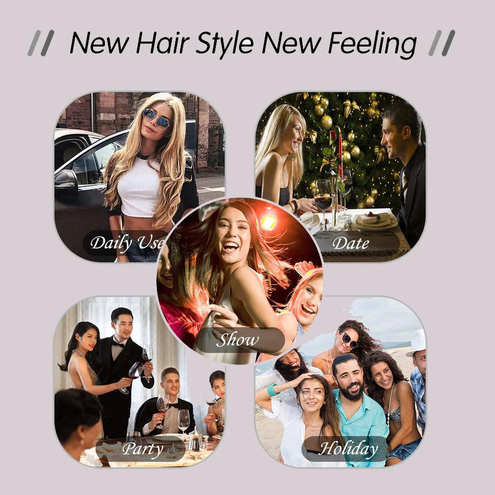 Extensiones de cabello con cinta Invisible, extensiones de cabello Remy Real para mujeres, postizos rectos de color rubio ceniza mezclado rubio platino