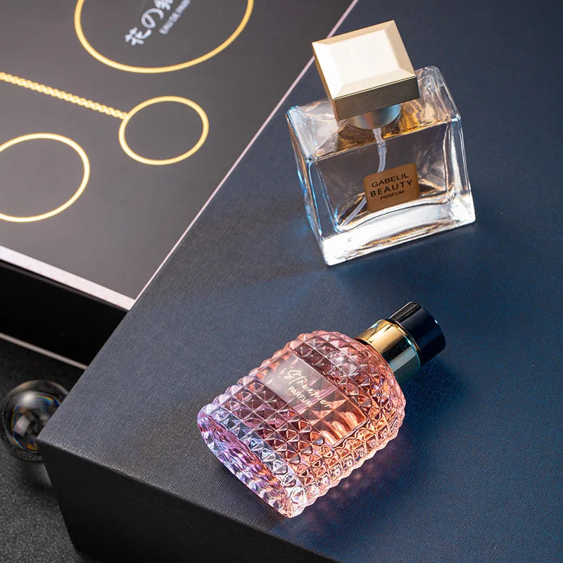 Caja de regalo de perfume para mujer, fragancia dulce de larga duración, Eau de Toilette, regalo de alta calidad para mujer