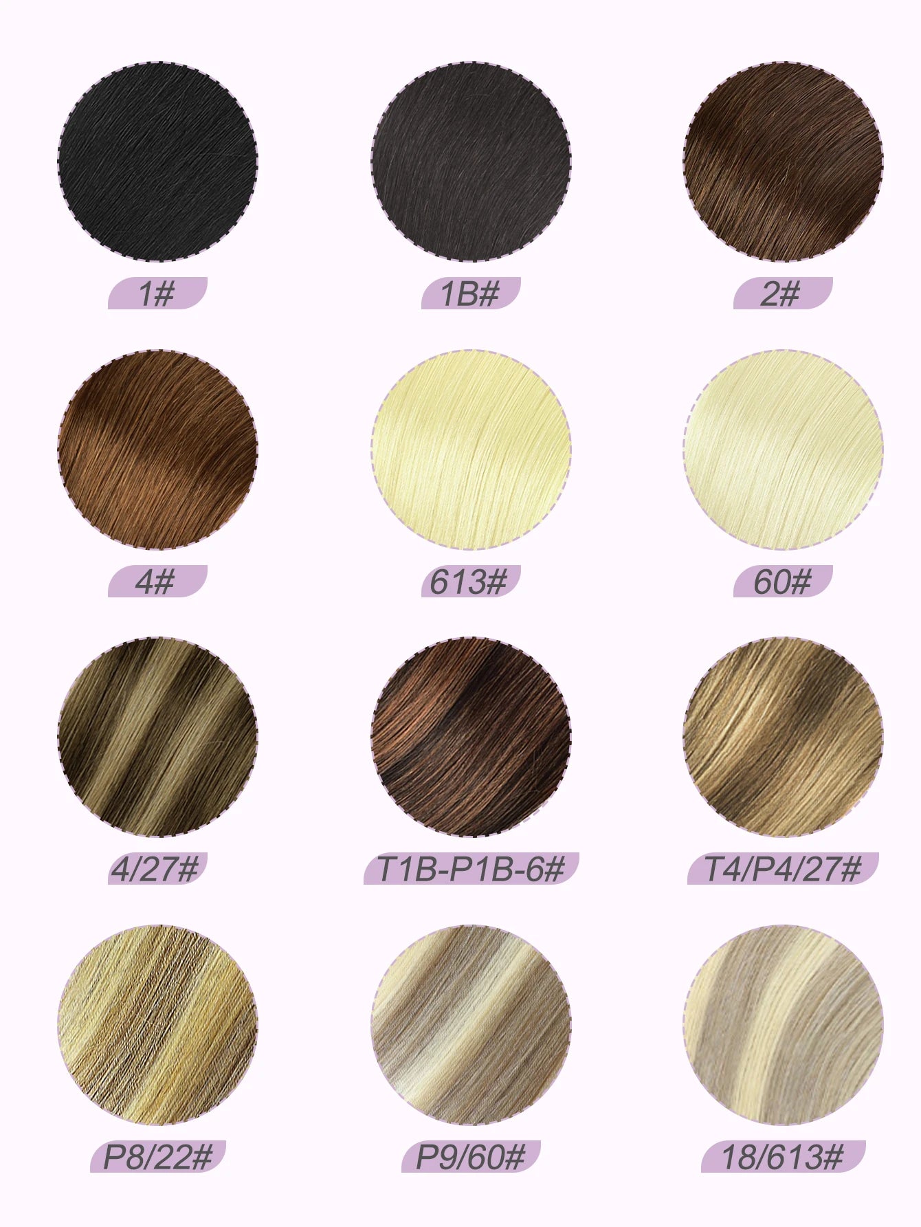 Extensiones de cabello con cinta Invisible, extensiones de cabello Remy Real para mujeres, postizos rectos de color rubio ceniza mezclado rubio platino
