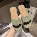 Sandals Outdoor Summer slippers Female Student Dormitory Muller Shoes Flat Shoes