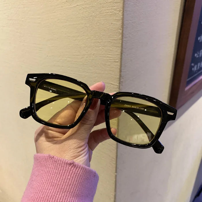Gafas de sol cuadradas de la marca RMM, de alta calidad, con diseño de polígono, a la moda, para hombre, estilo hip hop, retro, para mujer