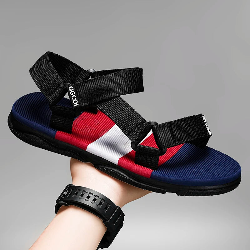 Non-slip Home Men House Slippers Sandals Shoes Beach Green Slippers Mens Outdoor Cushioned EVA Sole Green Slippers