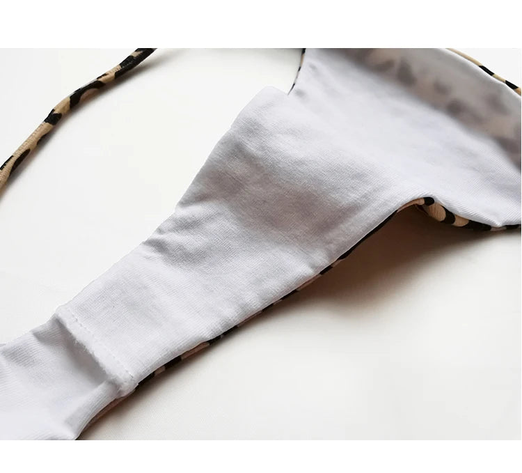 Bragas de algodón con estampado de leopardo para mujer, bragas sexis, Tanga de cintura baja, Bikini con espalda en T, ropa interior sin costuras, lencería femenina, talla S-XXL