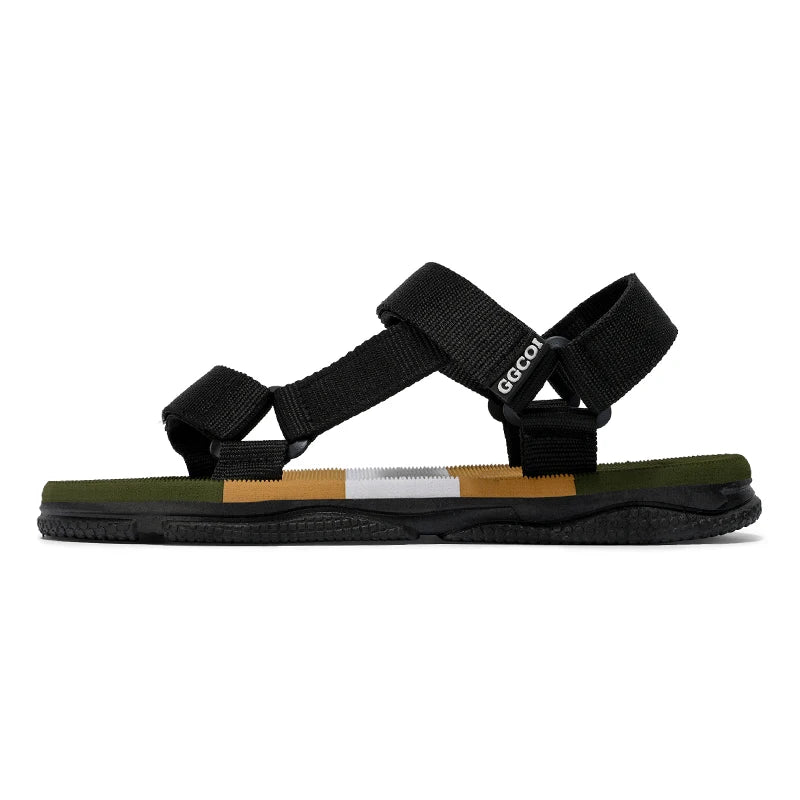 Non-slip Home Men House Slippers Sandals Shoes Beach Green Slippers Mens Outdoor Cushioned EVA Sole Green Slippers