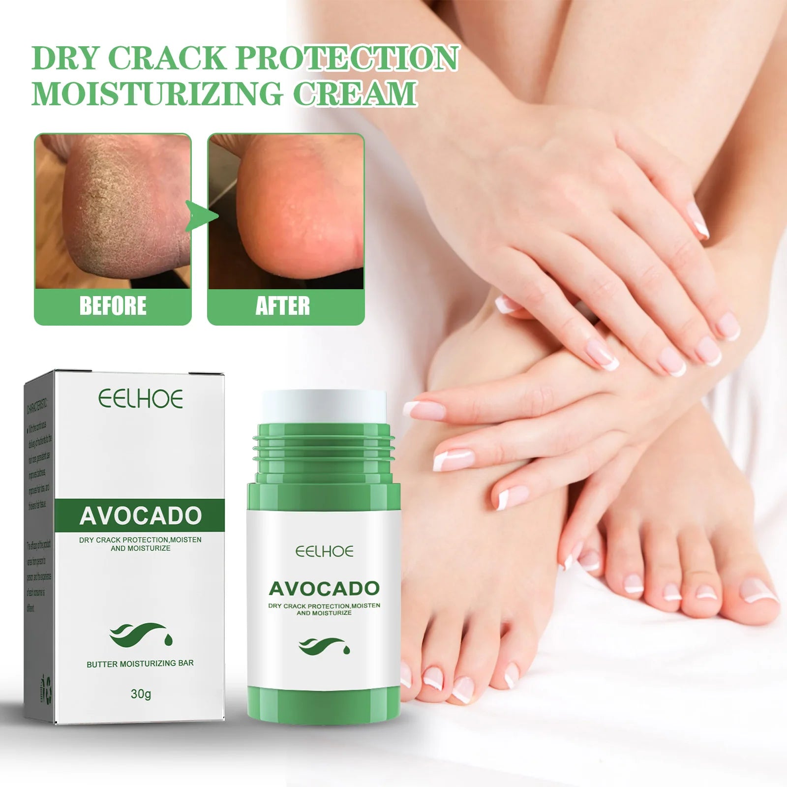 EELHOE Dry Crack Protection Moisturizing Cream Hydrating Hand and Foot Repair Skin Care Cream