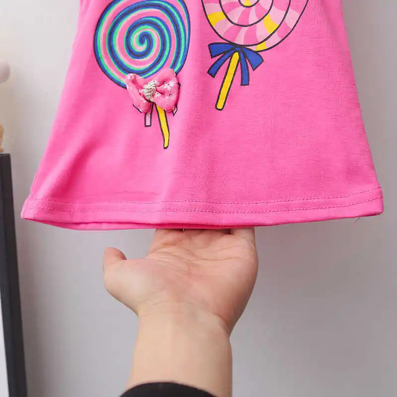 Nueva moda de verano, ropa para niñas, chaleco bonito de dibujos animados, pantalones cortos, 2 unids/set, traje deportivo para niños, trajes, chándales para niños