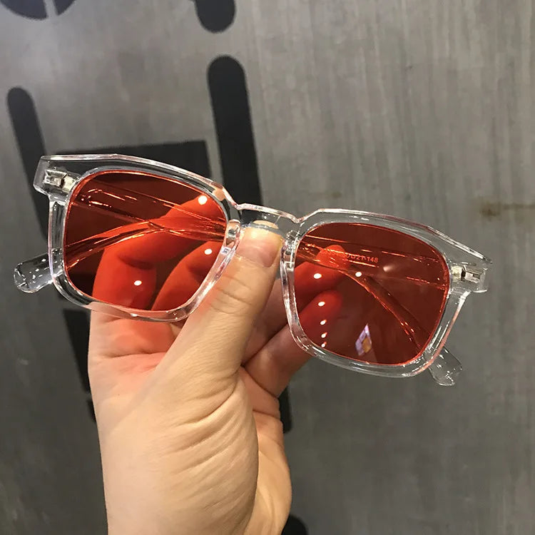 Gafas de sol cuadradas de la marca RMM, de alta calidad, con diseño de polígono, a la moda, para hombre, estilo hip hop, retro, para mujer