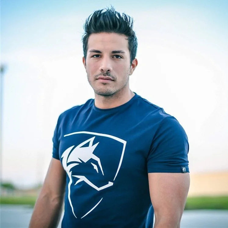 Camiseta gótica para hombre, ropa de calle de entrenamiento, camisetas de moda, ropa para hombre, Camiseta de algodón