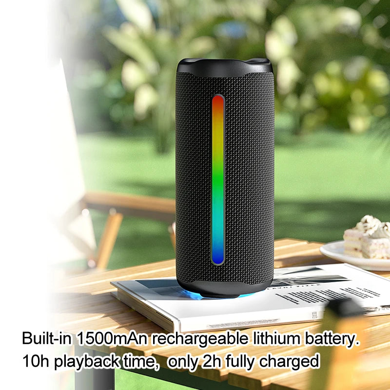 Original OEM Factory EBS-613 16W High Quality Portable Outdoor Subwoofer Speaker BT5.3 Super Bass Wireless RGB Bluetooth Speaker