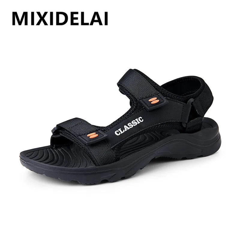 Sandalias de alta calidad, sandalias de playa para hombre, zapatos informales cómodos, sandalias ligeras de verano de talla grande para hombre, cómodas sandalias romanas