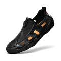 2022 Men's Outdoor Hiking Trekking Beach Hollow Leather Leisure Other Sandals Flat Sandals