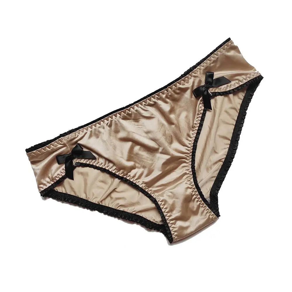 Bragas para mujer, lencería con lazo de encaje, ropa interior femenina, calzoncillos informales para mujer, calzoncillos sin costuras para mujer, cintura baja