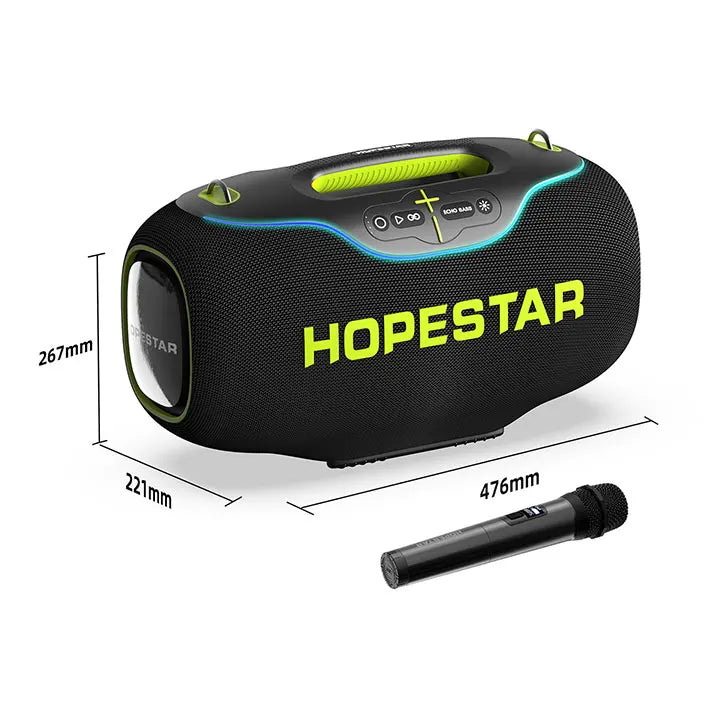 Original Hopestar A80 Outdoor Party Speaker Professional 350W Bass Powered Portable Subwoofer Wireless Connection Hifi Speaker