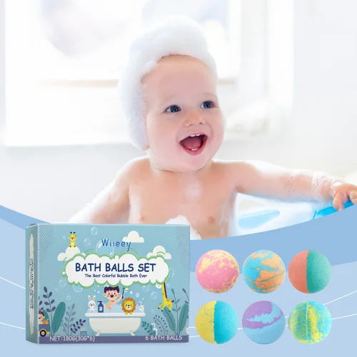 Wiieey Ball Children's Bath Moisturizes Bubble Plant Fragrance Cleans Skin