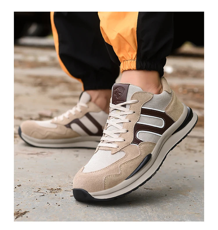 Toe Fashion Sport Safety Shoes Anti-smashing Working Breathable Safty Steel Winter Shoes Unisex Rubber Summer Shoes