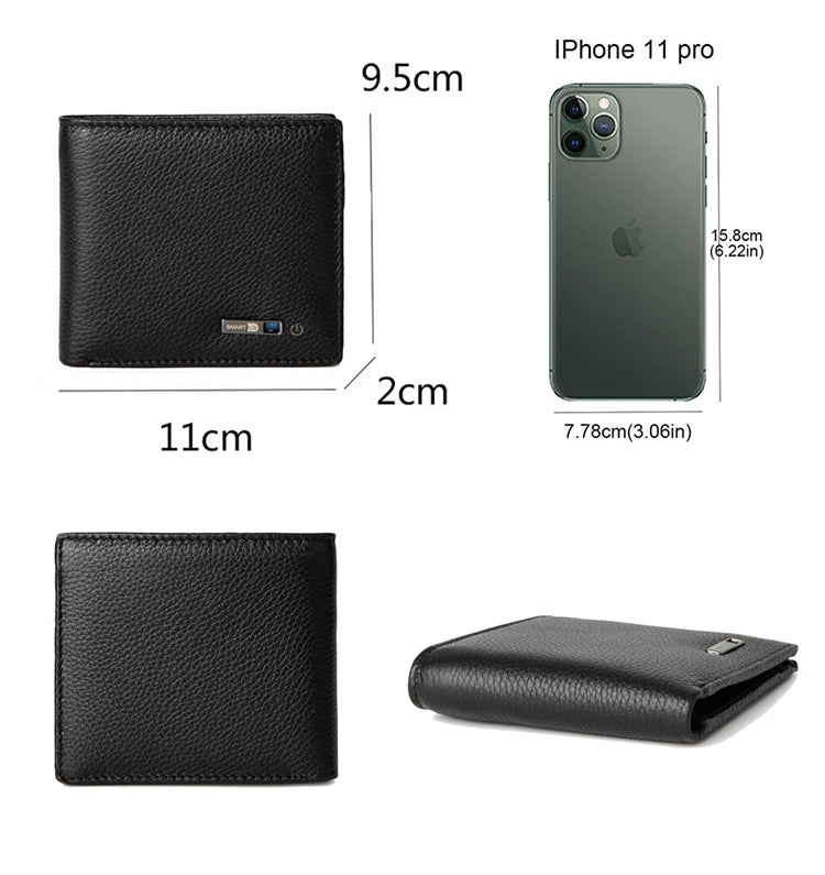 Cartera rastreador tarjeta tarjeta Android etiqueta de aire rastreador cartera rastreador Gps para hombres regalo del Día del Padre con caja de regalo regalo del Día de la Madre 2025