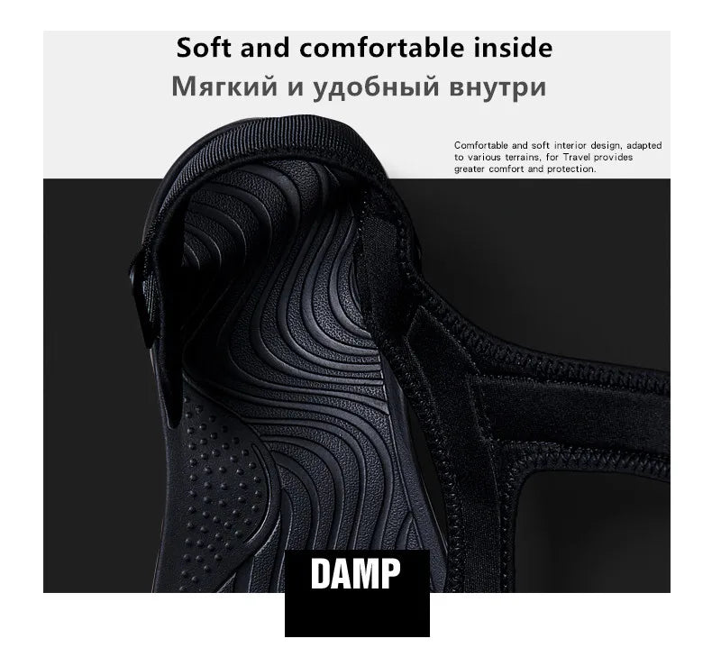 Sandalias de alta calidad, sandalias de playa para hombre, zapatos informales cómodos, sandalias ligeras de verano de talla grande para hombre, cómodas sandalias romanas