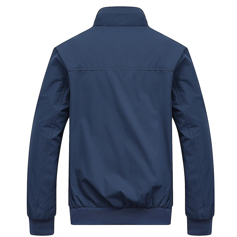 2025 primavera otoño Casual sólido moda chaqueta Bomber delgada hombres abrigo nueva llegada chaquetas de béisbol chaqueta de hombre M-6XL 8XL Top