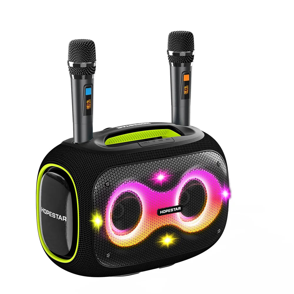 HOPESTAR Partybox 120W Wireless Portable Stereo Audio System Waterproof Home Karaoke Subwoofer Caixa De Som Speakers