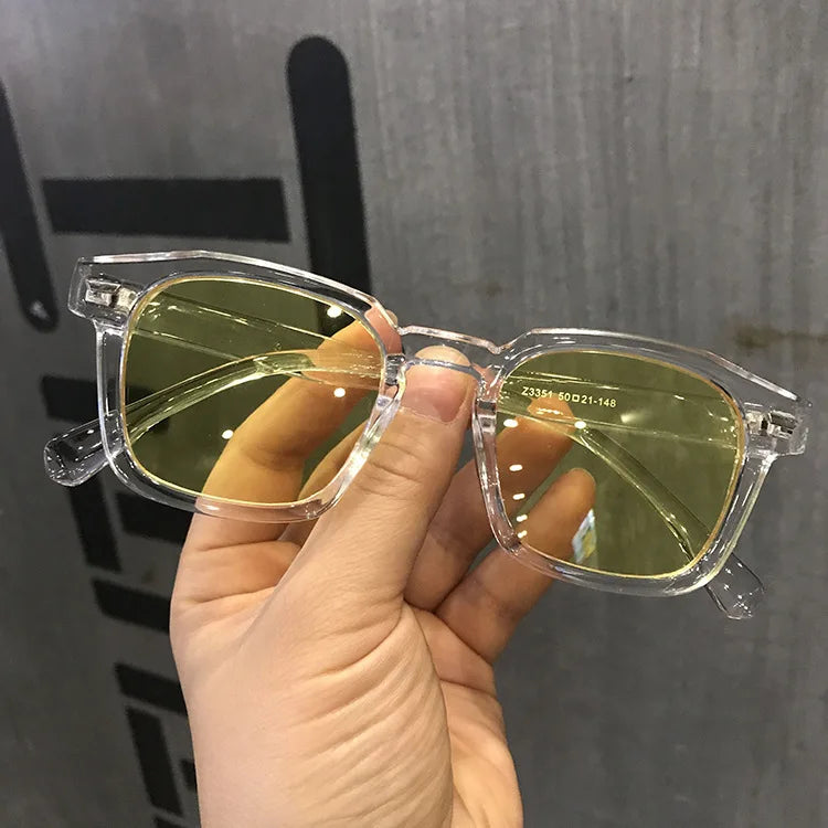 Gafas de sol cuadradas de la marca RMM, de alta calidad, con diseño de polígono, a la moda, para hombre, estilo hip hop, retro, para mujer