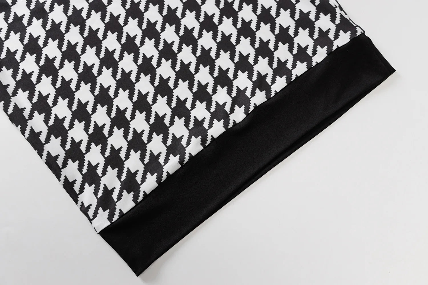 Vestido Midi de manga larga con estampado de pata de gallo para mujer, vestido ceñido calado, ropa de calle Sexy, elegante y ajustado para otoño e invierno 2022