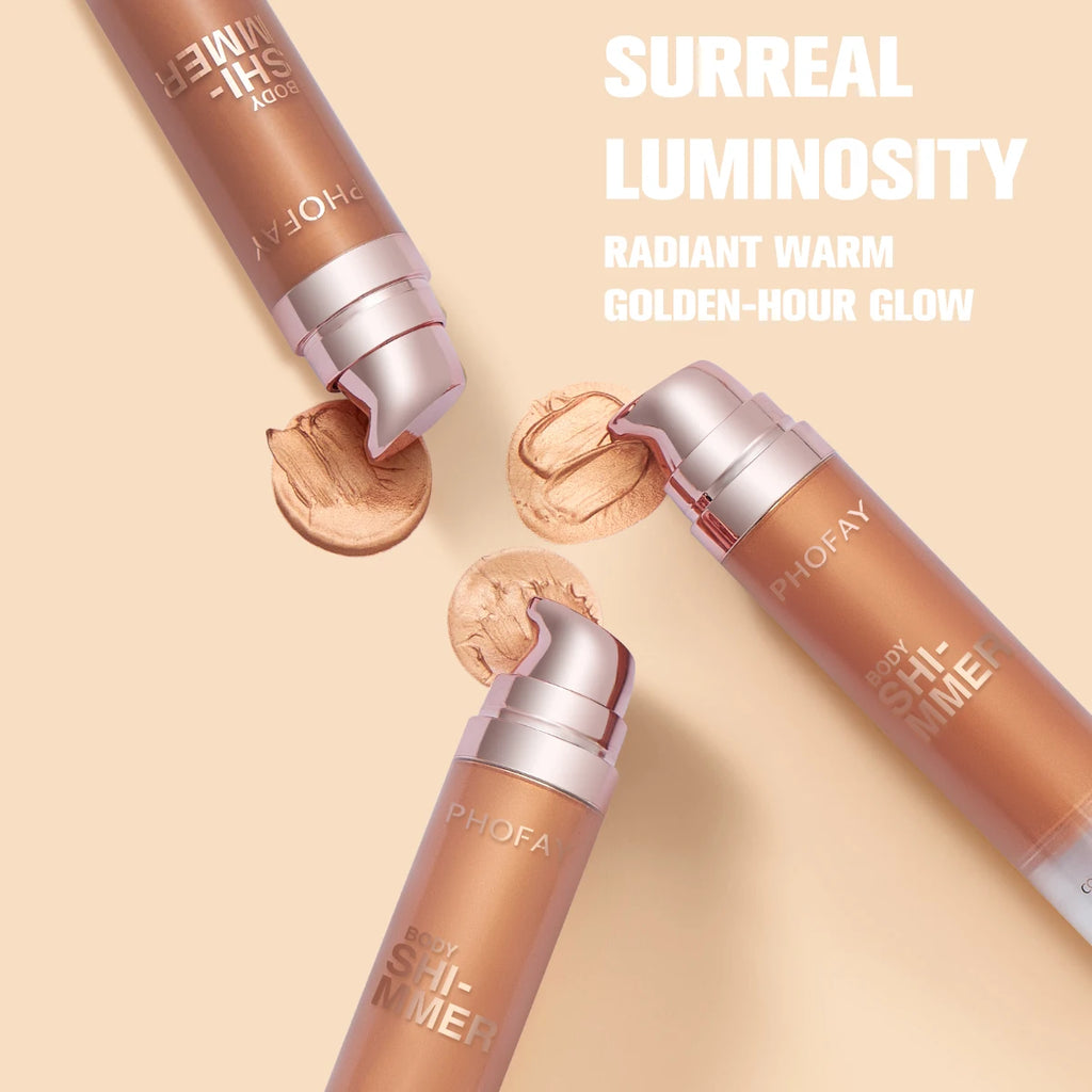 FCJ PHOFAY Body Shimmer Oil Premium Quality Product for Enhancing Skin Glow