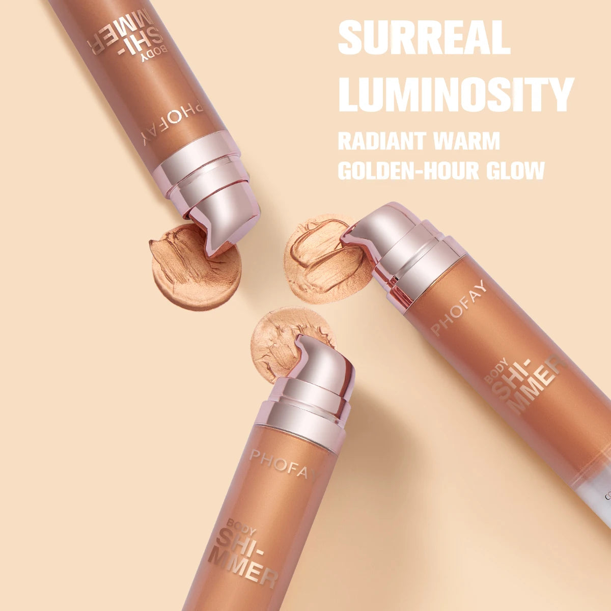 FCJ PHOFAY Body Shimmer Oil Premium Quality Product for Enhancing Skin Glow