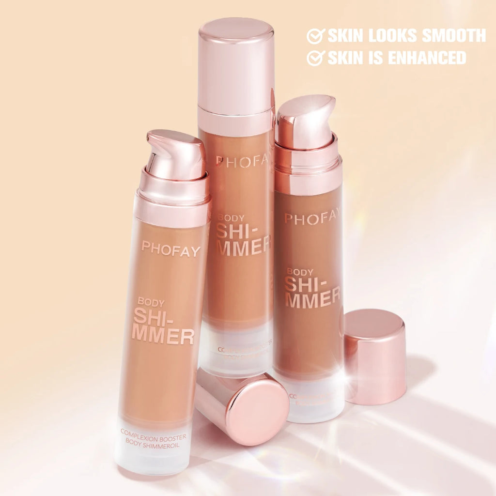 FCJ PHOFAY Body Shimmer Oil Premium Quality Product for Enhancing Skin Glow