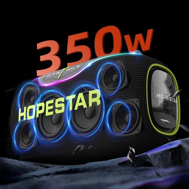 Original Hopestar A80 Outdoor Party Speaker Professional 350W Bass Powered Portable Subwoofer Wireless Connection Hifi Speaker