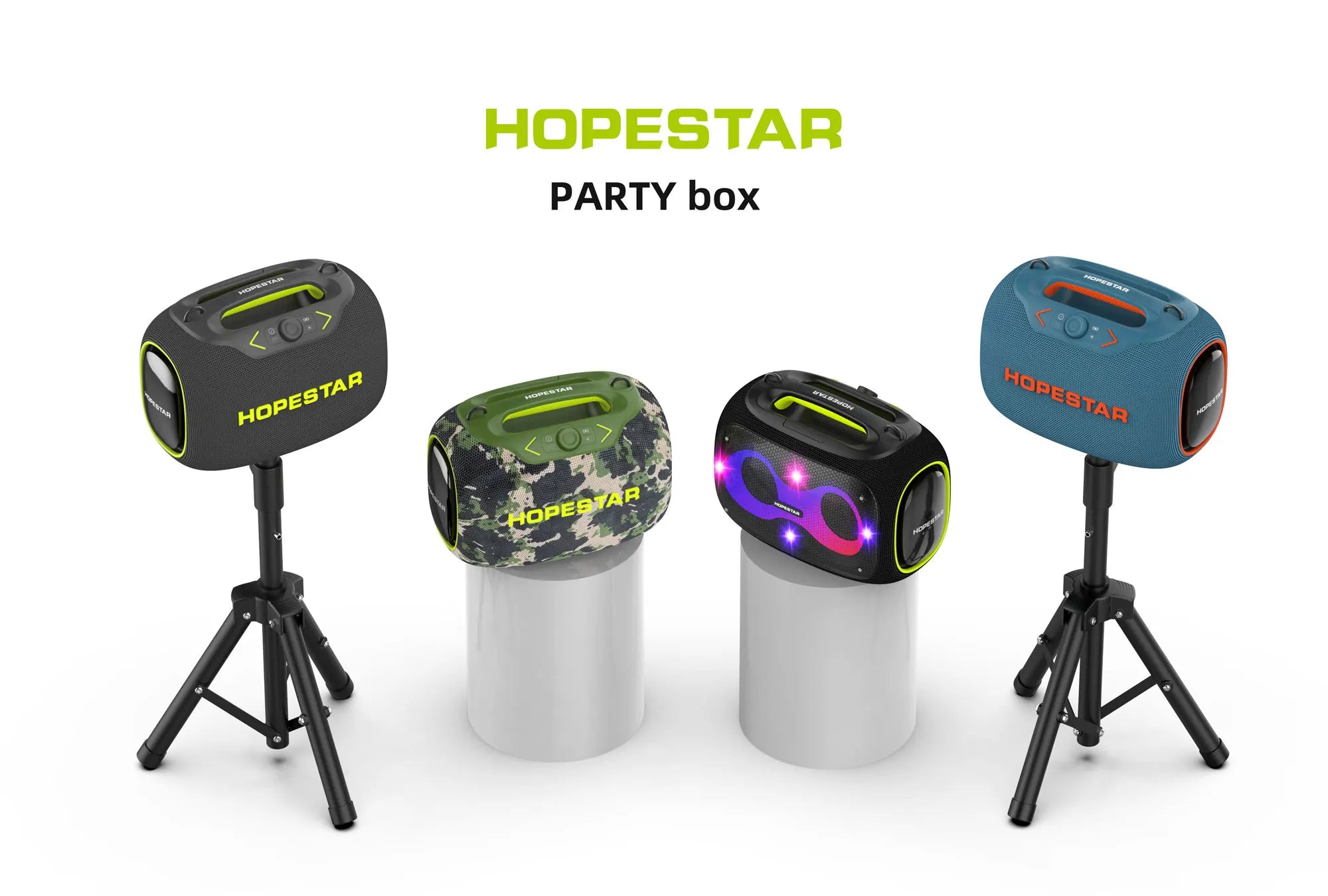 HOPESTAR Partybox 120W Wireless Portable Stereo Audio System Waterproof Home Karaoke Subwoofer Caixa De Som Speakers