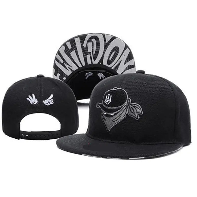 Gorras de béisbol Retro con bordado de marca para hombres y mujeres, Snapbacks de hueso, sombreros deportivos negros, gorra de Hip Hop de arte callejero