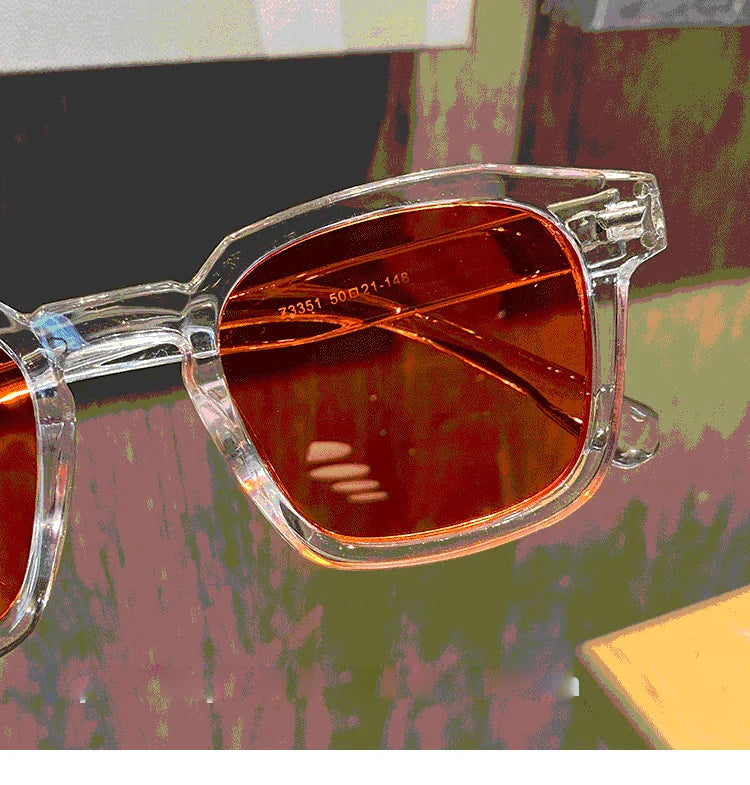 Gafas de sol cuadradas de la marca RMM, de alta calidad, con diseño de polígono, a la moda, para hombre, estilo hip hop, retro, para mujer