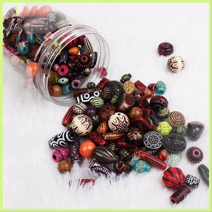 Nuevo 20g cuentas acrílicas mezcla de cuentas estilo para DIY pulsera hecha a mano accesorios para hacer joyas