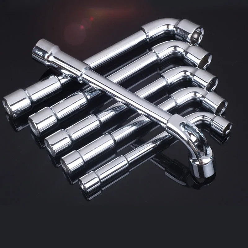 WEELEE, recién llegado, 6-24mm, tipo L, perforación de tuberías, manguitos hexagonales exteriores, llave, codo, doble cabezal