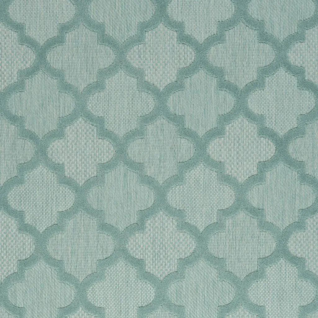 HMS 4' X 6' Aqua Indoor/Outdoor Area Rug