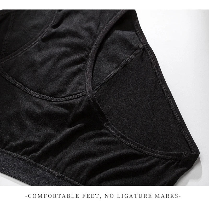 Bragas menstruales absorbentes de 4 capas a prueba de fugas para mujer, pantalones fisiológicos de flujo pesado, calzoncillos posparto de algodón de talla grande