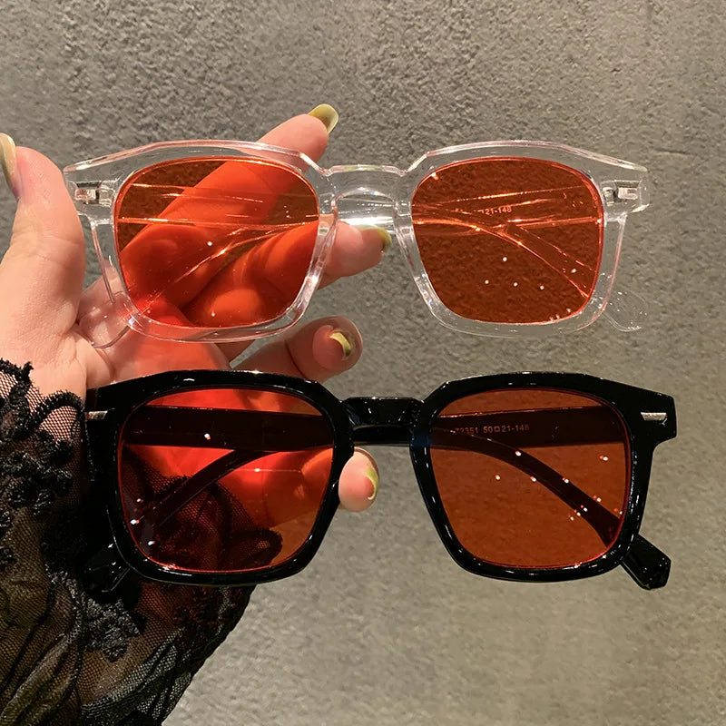 Gafas de sol cuadradas de la marca RMM, de alta calidad, con diseño de polígono, a la moda, para hombre, estilo hip hop, retro, para mujer