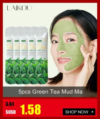 Limpiador Facial de té verde, 50g, plantas naturales, limpieza profunda, Control de aceite, hidratante, ilumina, suaviza la piel, espuma densa, cuidado de la piel