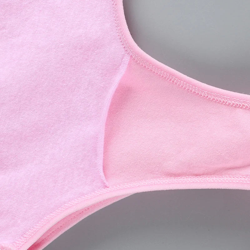 Sujetador de entrenamiento de algodón para chica adolescente de 8 a 18 años, chaleco para adolescentes, camisetas sin mangas inalámbricas para niños, KF020
