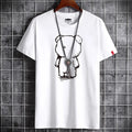 Camiseta para hombre, ropa nueva de Fitness, camiseta blanca de Anime con cuello redondo para hombre, S-6XL de gran tamaño, camisetas góticas Punk 2022