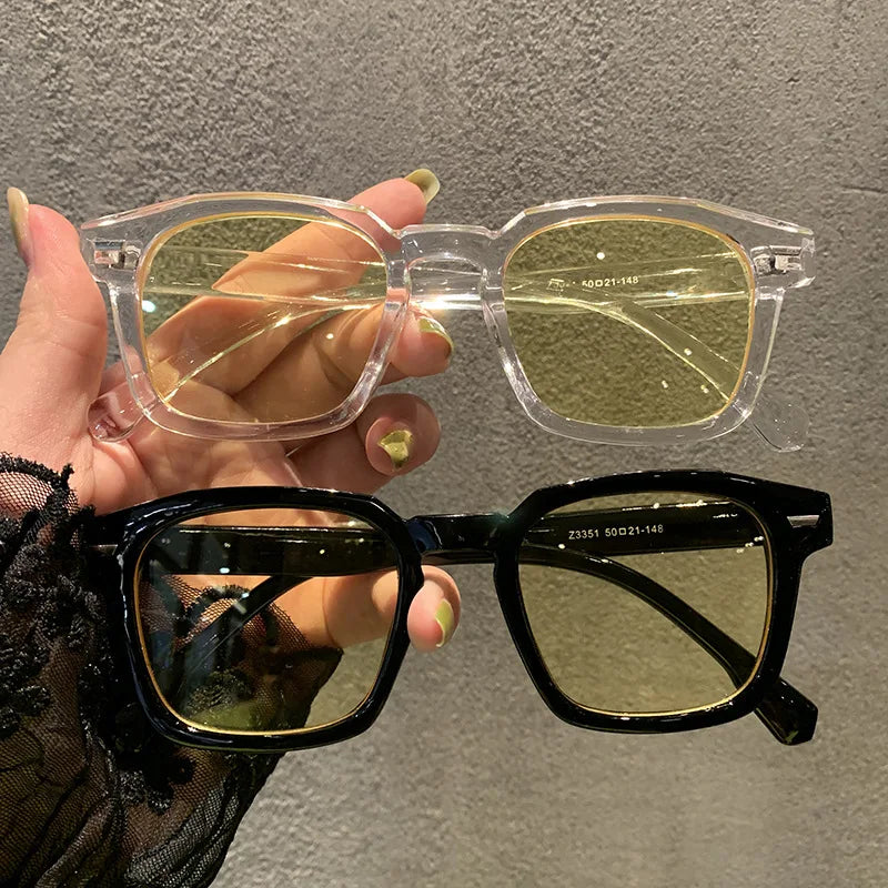 Gafas de sol cuadradas de la marca RMM, de alta calidad, con diseño de polígono, a la moda, para hombre, estilo hip hop, retro, para mujer