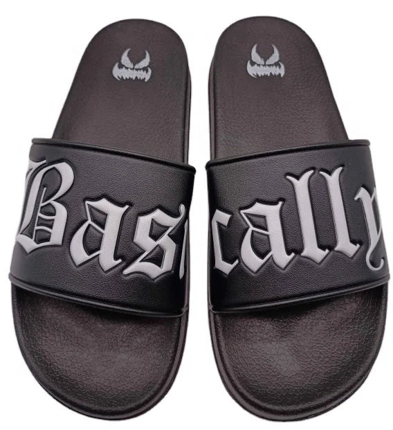 OEM Customized Logo Embossed Purple Slides Sandals Anti-Slippery Outdoor Slippers with Fashion Trend for Spring